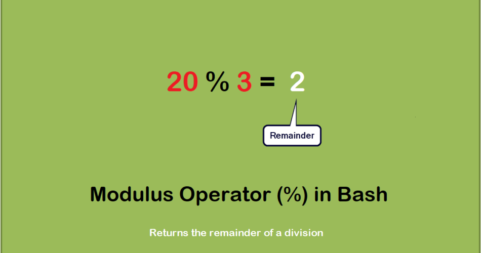 Using Modulus Operator (%) in Bash Linux Tutorials 