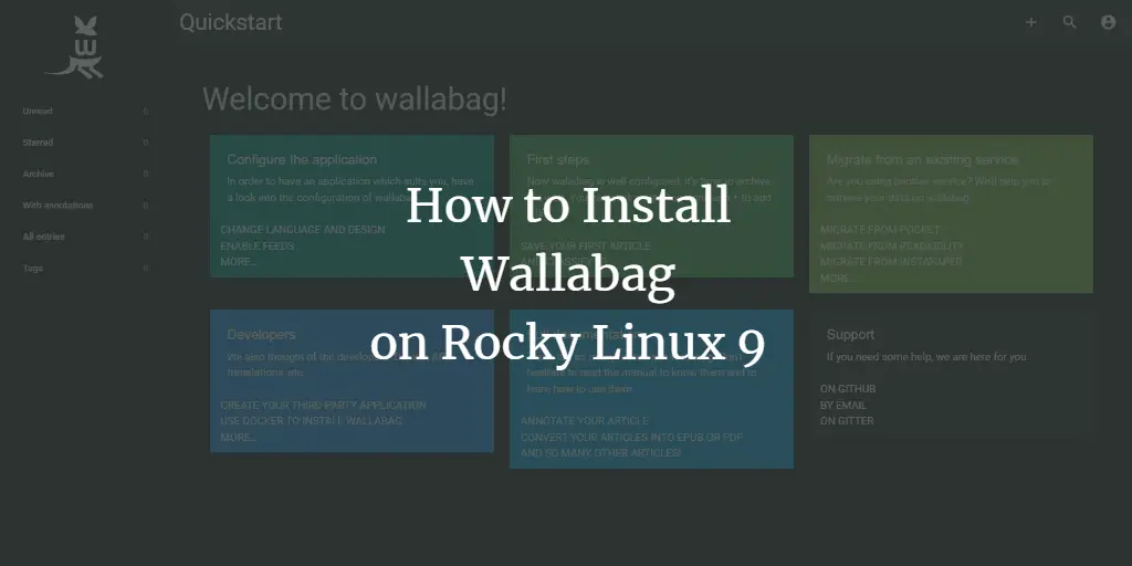 How to Install Wallabag on Rocky Linux 9 linux 