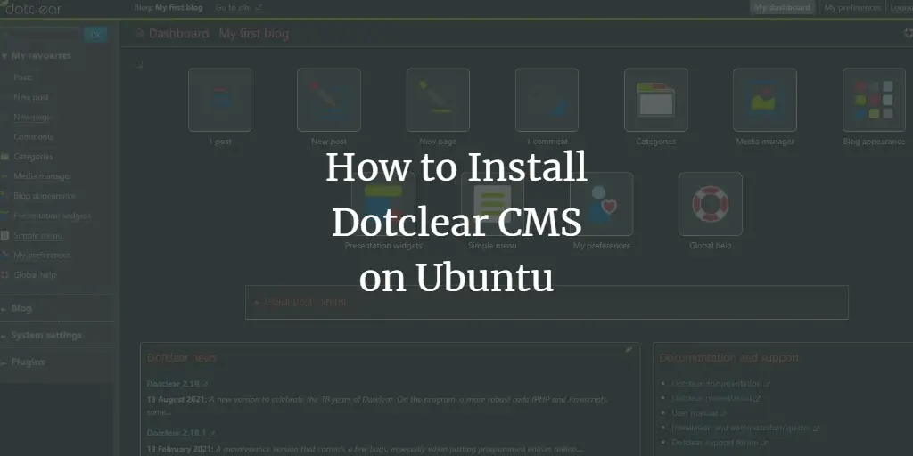 How to Install Dotclear CMS on Ubuntu ubuntu 