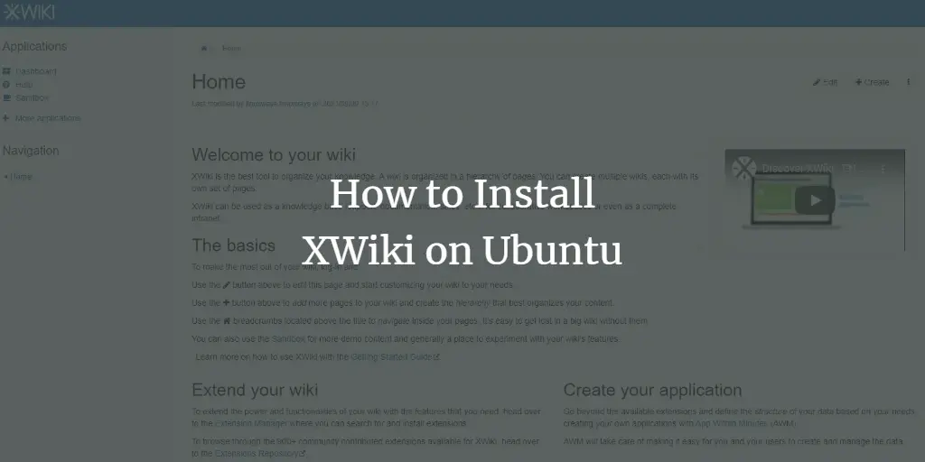 How to Install XWiki on Ubuntu linux ubuntu 