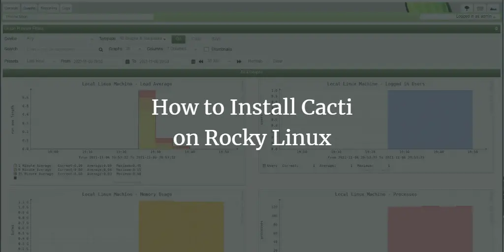 How to Install Cacti on Rocky Linux linux 