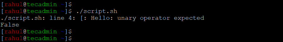 ‘Unary Operator Expected’ Error in Bash: Causes, Solutions, and Best Practices bash Bash Tips & Tricks Errors 