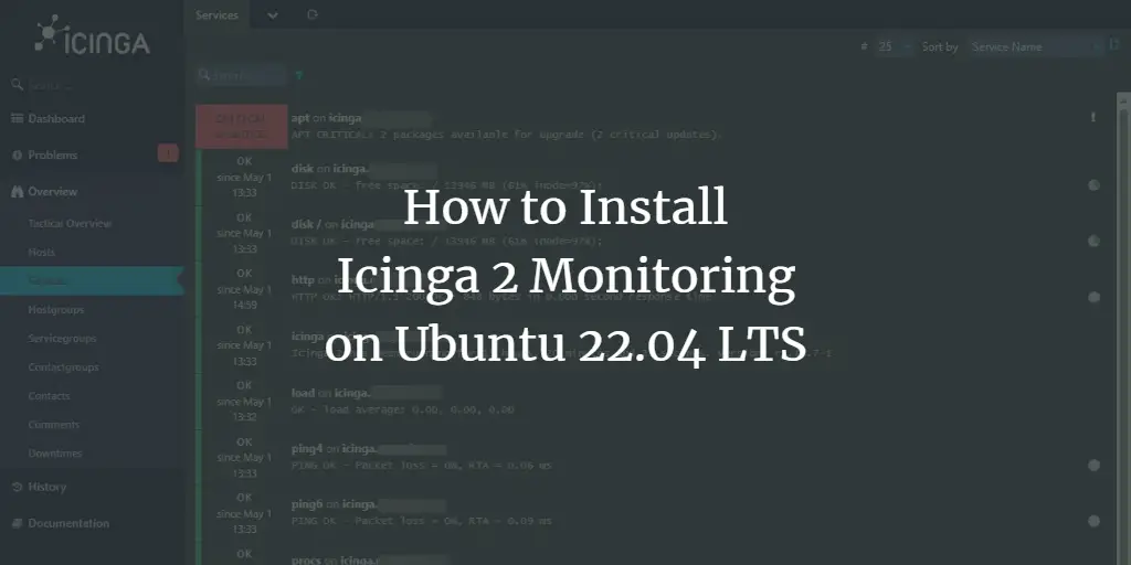 How to Install Icinga 2 Monitoring Software on Ubuntu 22.04 LTS ubuntu 