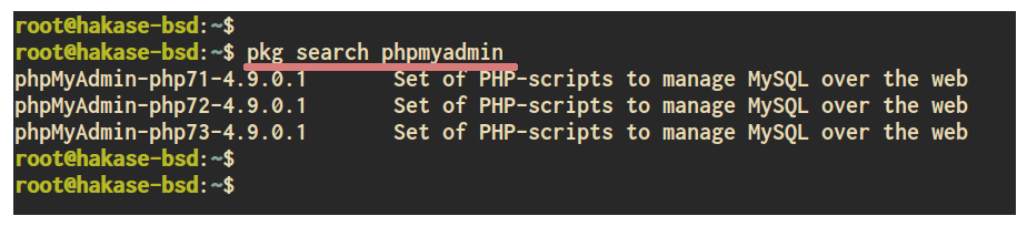 How to Install phpMyAdmin on FreeBSD 12.0 FreeBSD 