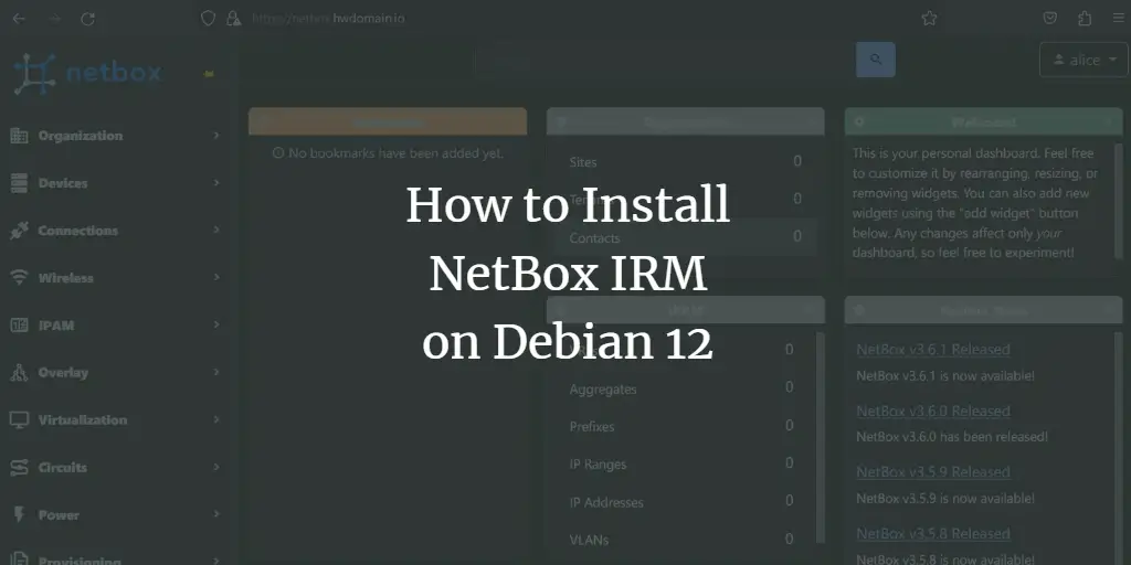 How to Install NetBox IRM on Debian 12 Debian 