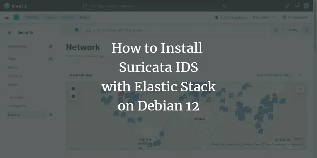 How to Install and Configure Suricata IDS alongside Elastic Stack on Debian 12 Debian 