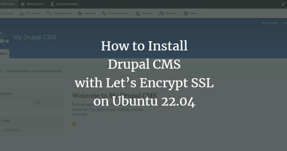 How to Install Drupal CMS with Let’s Encrypt SSL on Ubuntu 22.04 linux ubuntu 