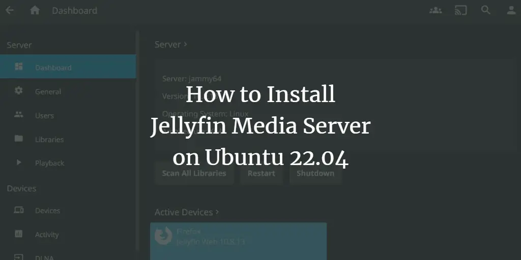 How to Install Jellyfin Media Server on Ubuntu 22.04 ubuntu 
