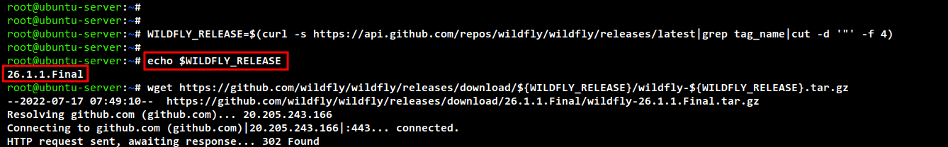 How to Install WildFly JAVA Application Server on Ubuntu 22.04 linux ubuntu 