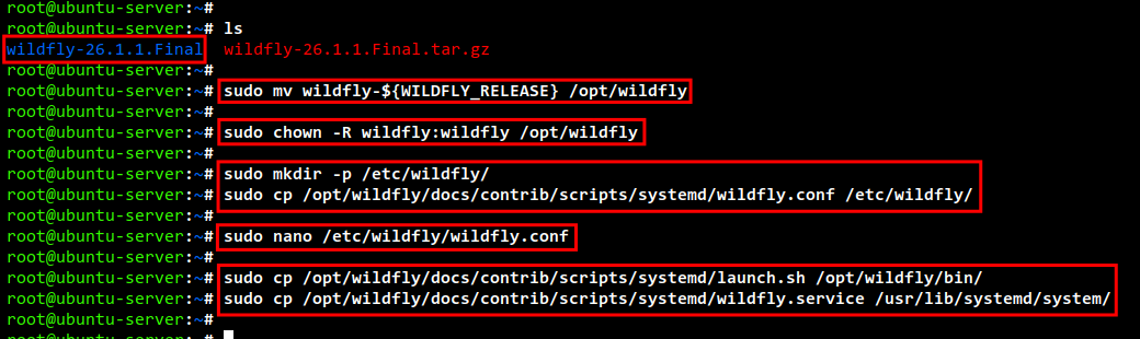 How to Install WildFly JAVA Application Server on Ubuntu 22.04 linux ubuntu 