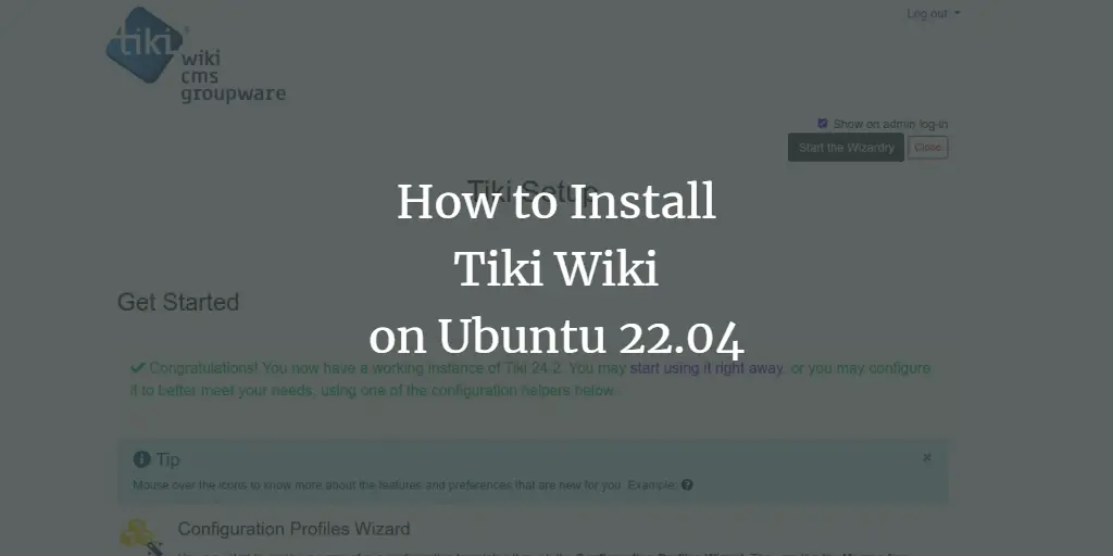How to Install Tiki Wiki on Ubuntu 22.04 ubuntu 
