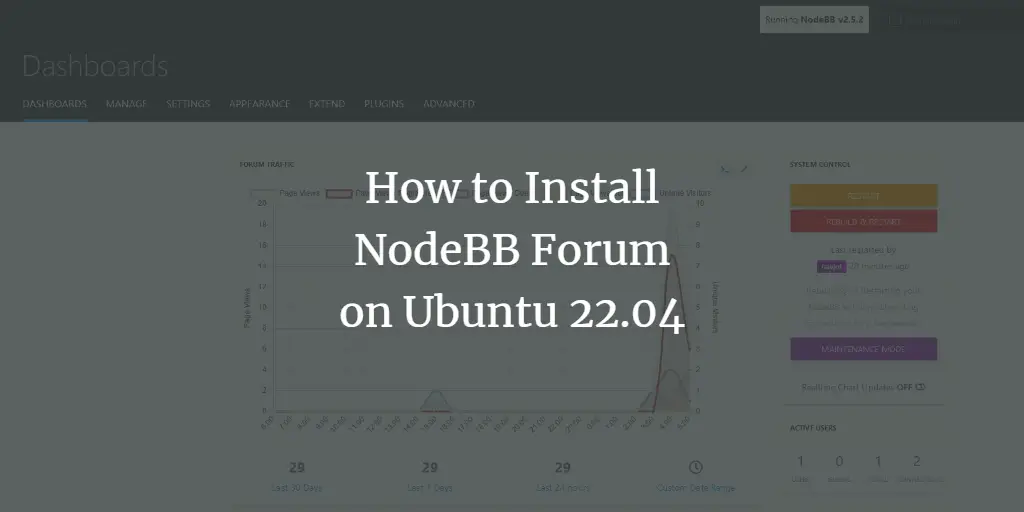 How to Install NodeBB Forum on Ubuntu 22.04 ubuntu 