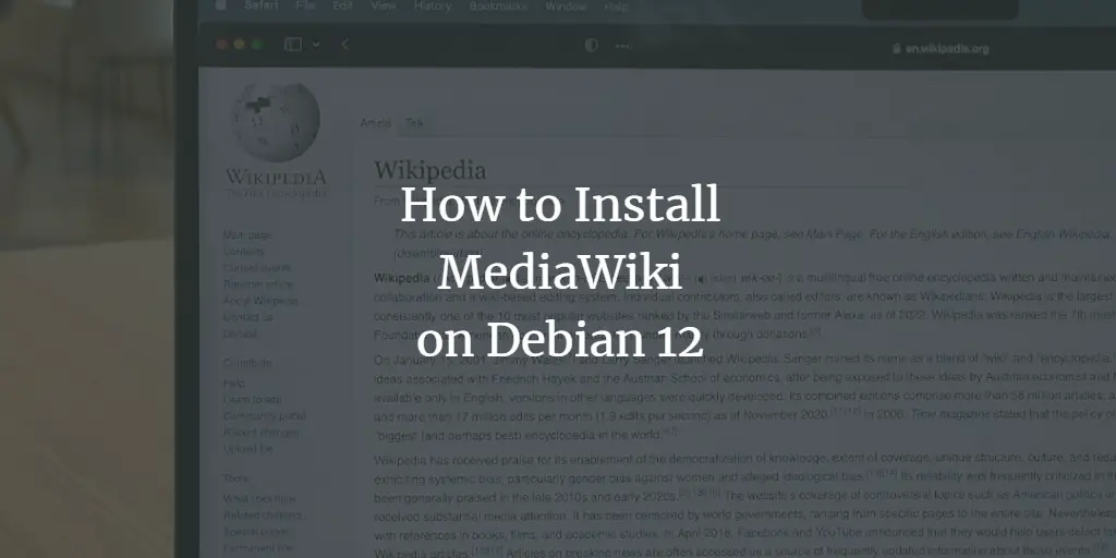 How to Install MediaWiki on Debian 12 Debian 