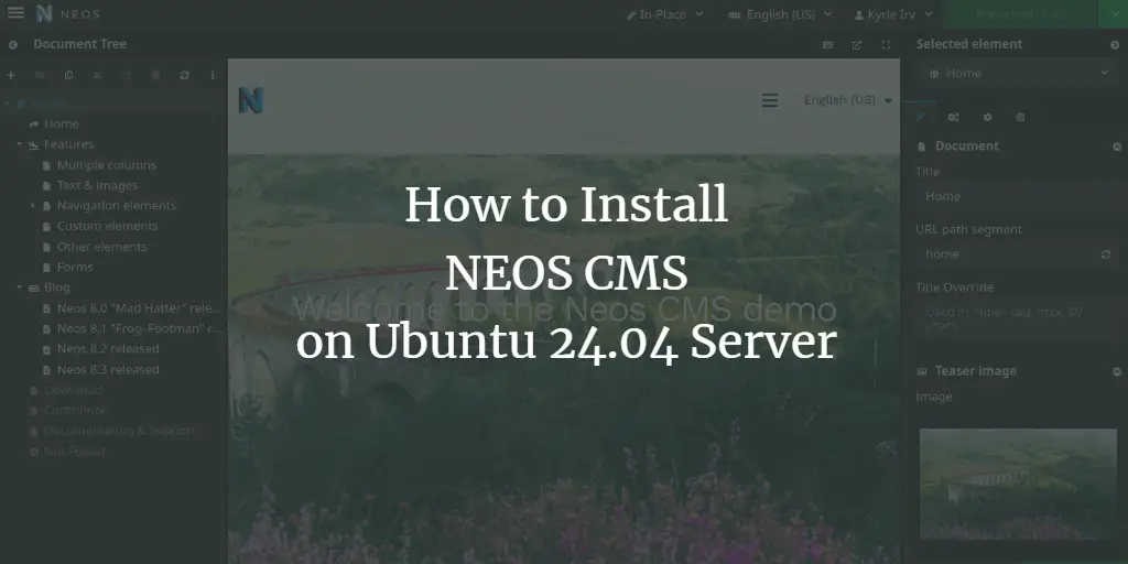 How to Install NEOS CMS on Ubuntu 24.04 Server ubuntu 