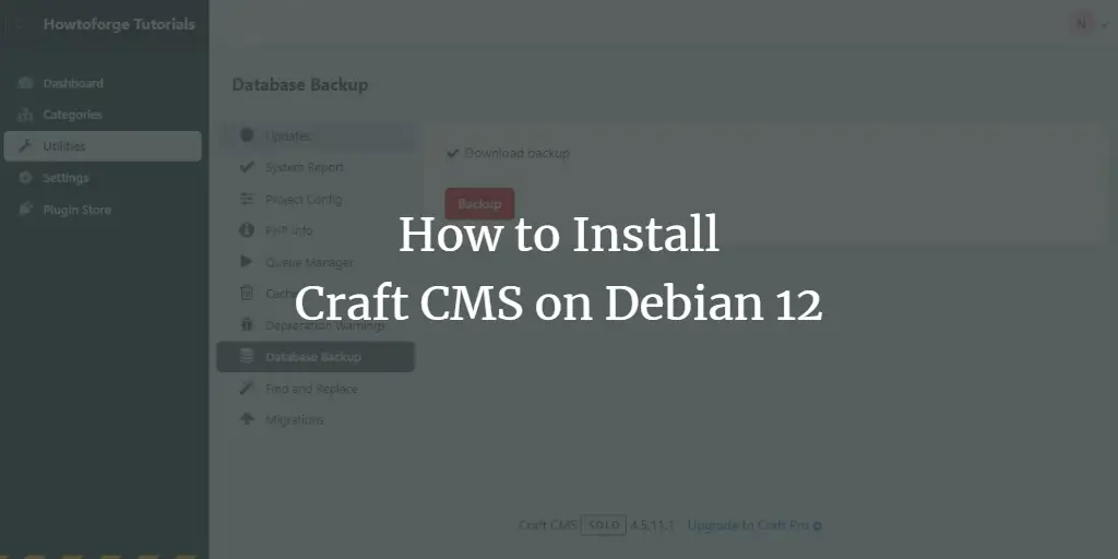 How to Install Craft CMS on Debian 12 Debian 