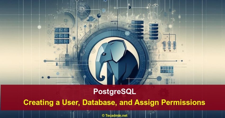 PostgreSQL: Creating a User, Database, and Assign Permissions Database Administration and Security PostgreSQL psql 