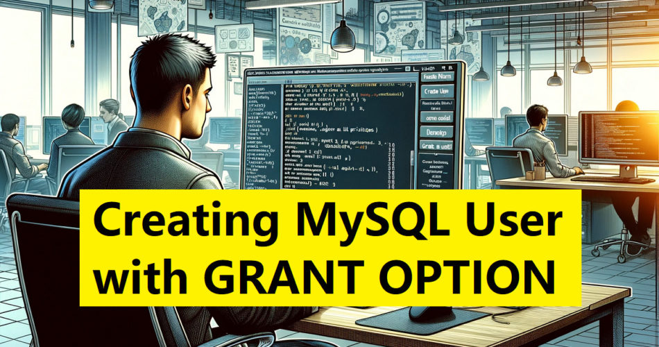 Creating MySQL User with GRANT OPTION General Articles mysql user 