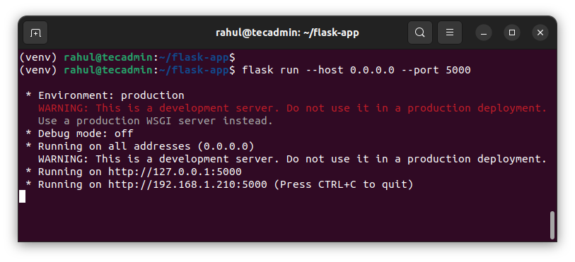 Comment on How to Dockerize a Flask Application by Rahul Comment Dockerize 