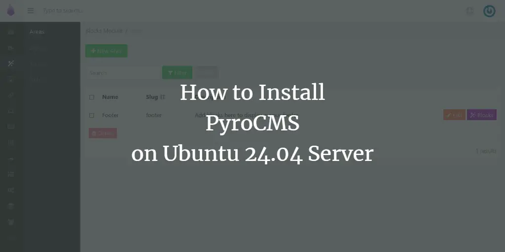 How to Install PyroCMS on Ubuntu 24.04 Server ubuntu 