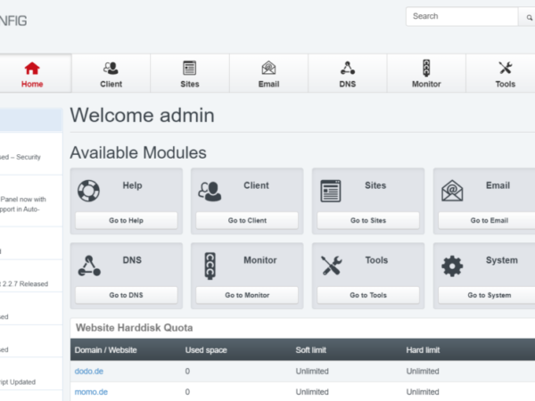 How to Install ISPConfig Hosting Control Panel with Apache Web Server on Ubuntu 24.04 linux ubuntu 