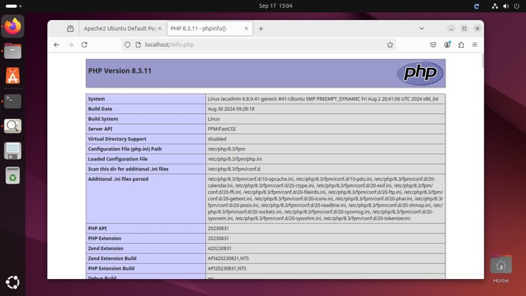 How to Install and Configure Apache, MySQL, and PHP-FPM on Ubuntu 24.04 Apache General Articles PHP php-fpm Ubuntu 24.04 