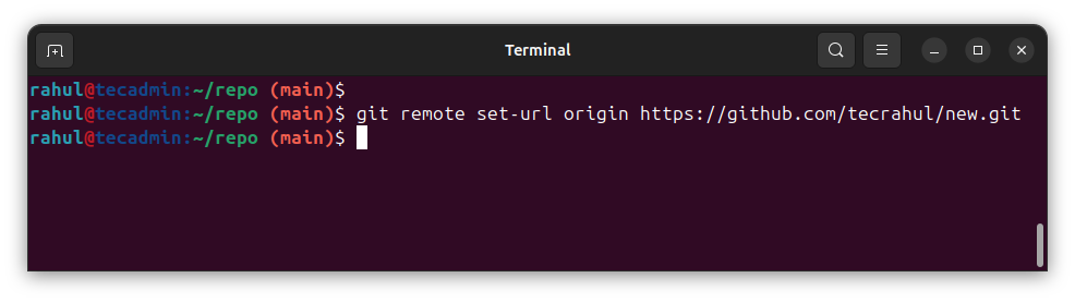 How to Git Change Remote Origin URL git Git Tips & Tricks 