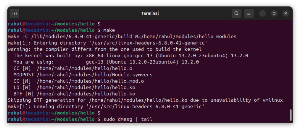 Step-by-Step Guide: How to Create a Kernel Module for Linux General Articles Kernel module 