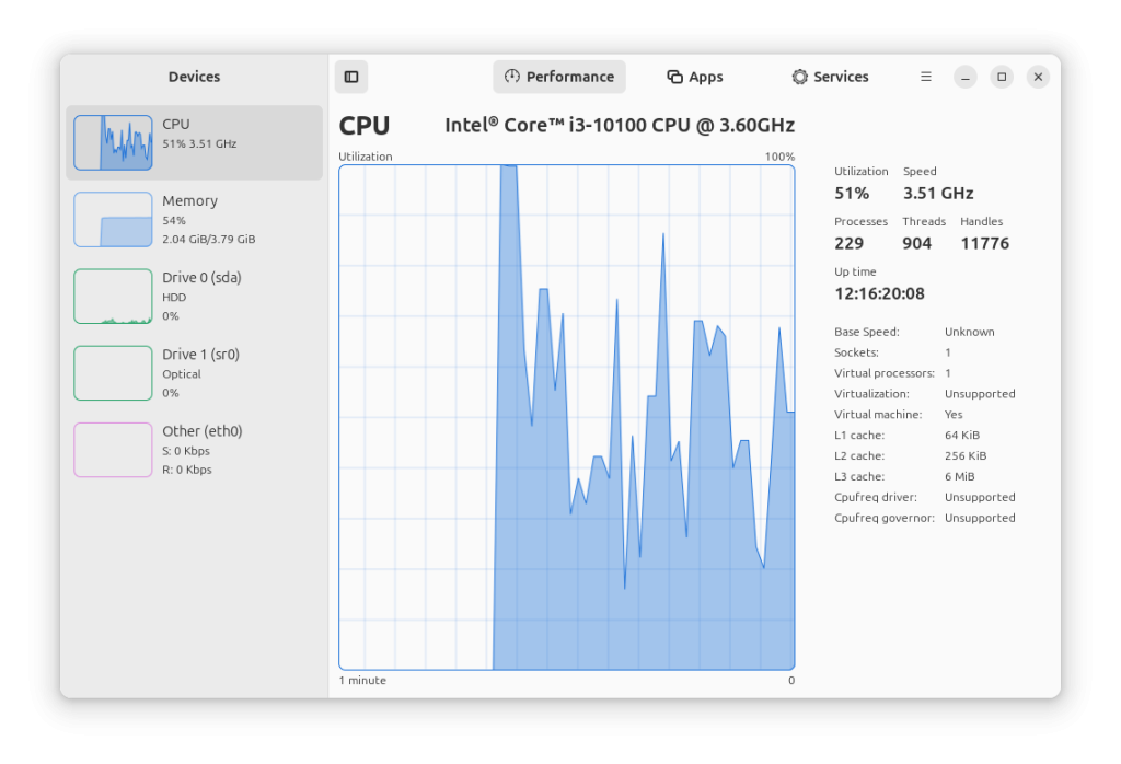 Mission Center: Real-Time System Monitoring for Linux Applications 