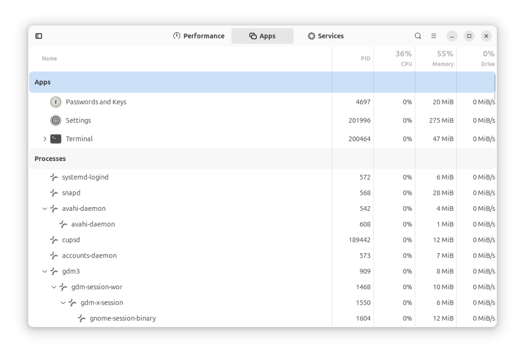 Mission Center: Real-Time System Monitoring for Linux Applications 